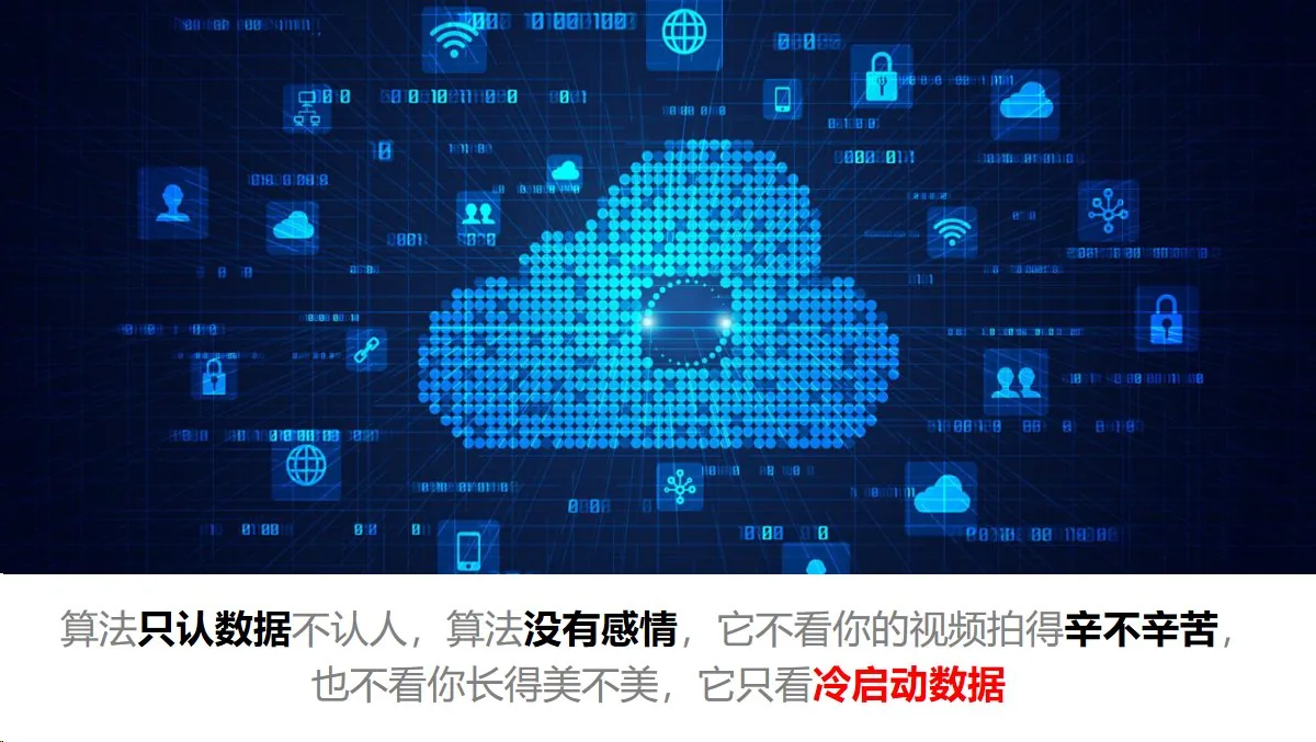 算法只认数据不认人，只看冷启动数据